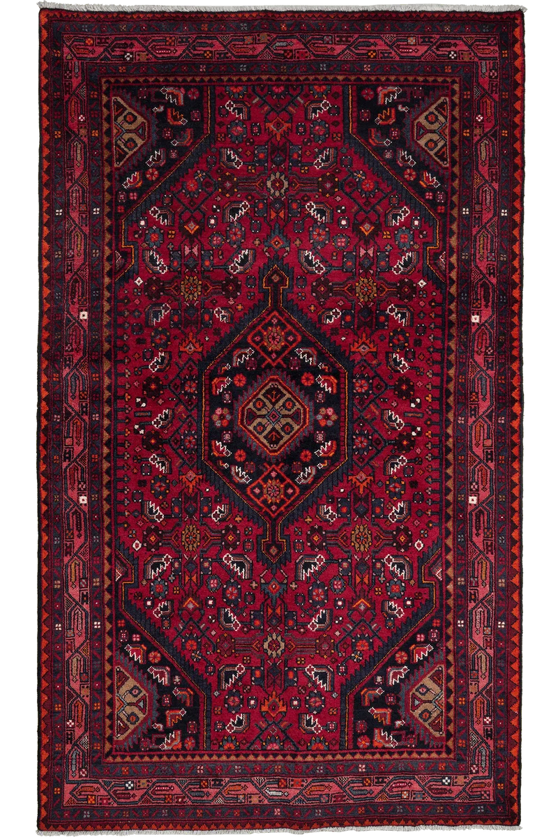 Assadabad · Handgeknüpft – Rot, 221x127 cm