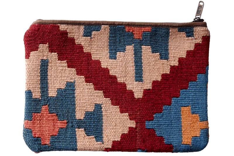 Kelim Bag · Handgefertigt – Bunt, 38x26 cm