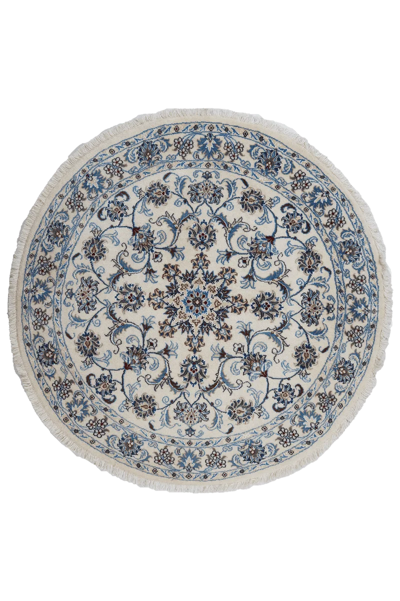 Nain · Handgeknüpft – Beige, 135x135 cm