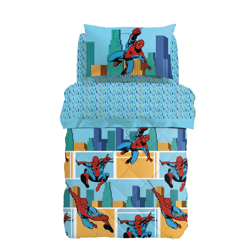 Trapunta spiderman america in Cotone 300 gr/mq