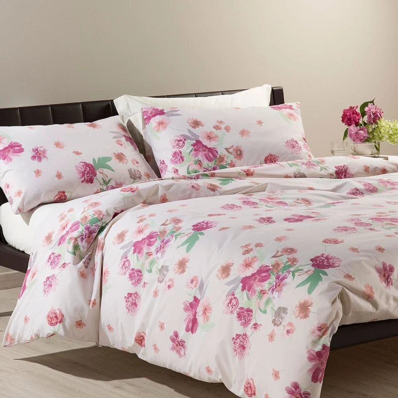 Copripiumino con federe in Cotone Sofia Caleffi Home Floreale