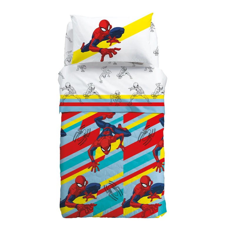 Copriletto Trapuntato in Cotone Spider-man Colors Marvel Ragazzo