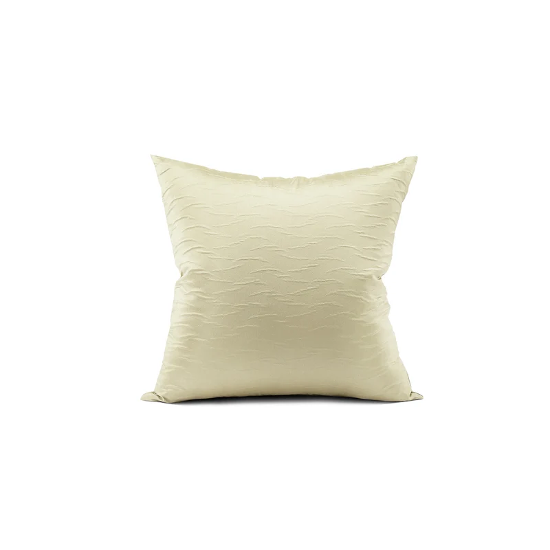 Cuscino d'arredo in Raso Jacquard Silver Dreaming Tinta Unita