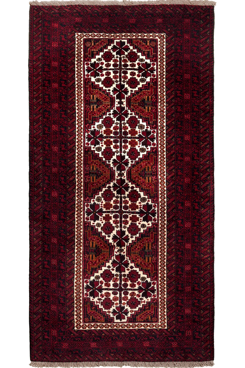 Belutch · Handgeknüpft – Beige, 190x98 cm