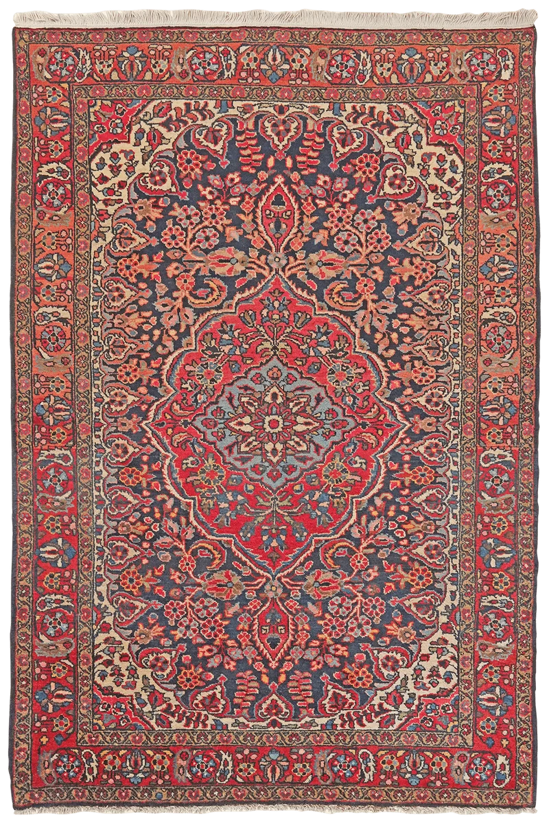 Bourtchalou · Handgeknüpft – Blau, 207x138 cm