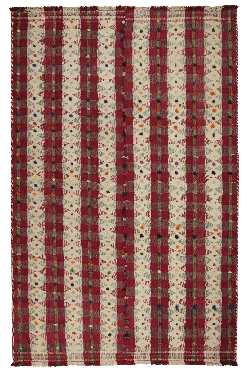 Kelim · Handgewebt – Bunt, 223x144 cm
