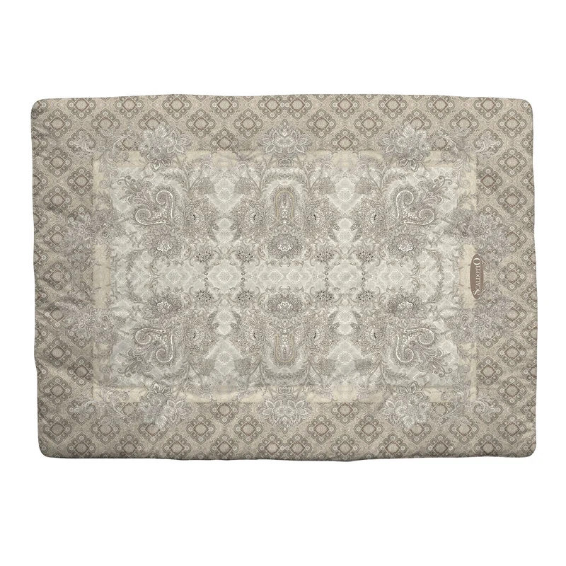Plaid Scaldotto broccato Barocco in Cotone Pettinato 250 gr/mq