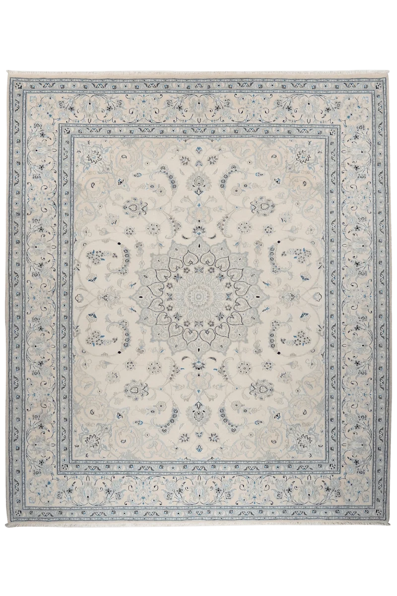Nain 12La · Handgeknüpft – Beige, 300x255 cm