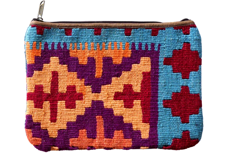 Kelim Bag · Handgefertigt – Bunt, 36x26 cm