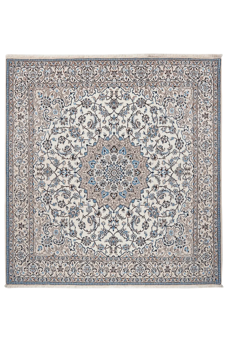 Nain 9La · Handgeknüpft – Beige, 207x199 cm