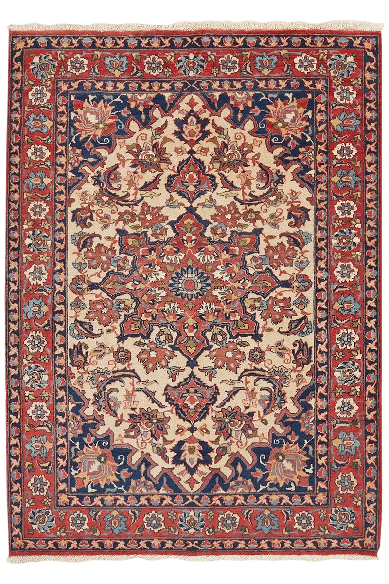 Isfahan · Handgeknüpft – Beige, 145x103 cm