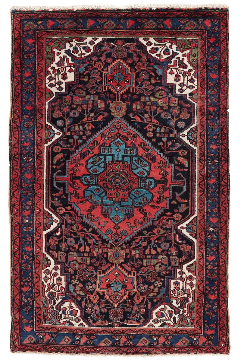Armanibaf · Handgeknüpft – Blau, 200x123 cm
