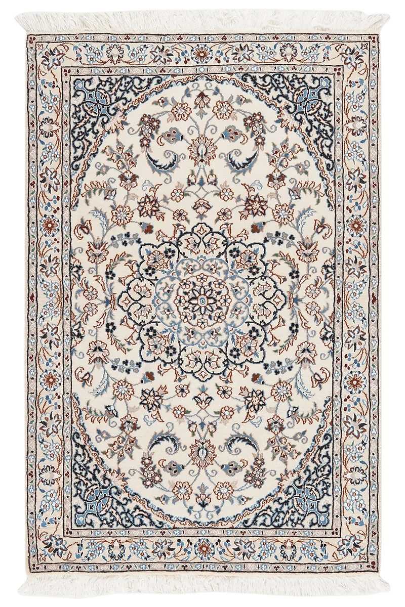 Nain 9La · Handgeknüpft – Beige, 150x98 cm