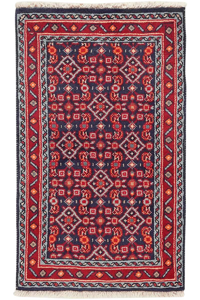 Hosseinabad · Handgeknüpft – Blau, 94x56 cm