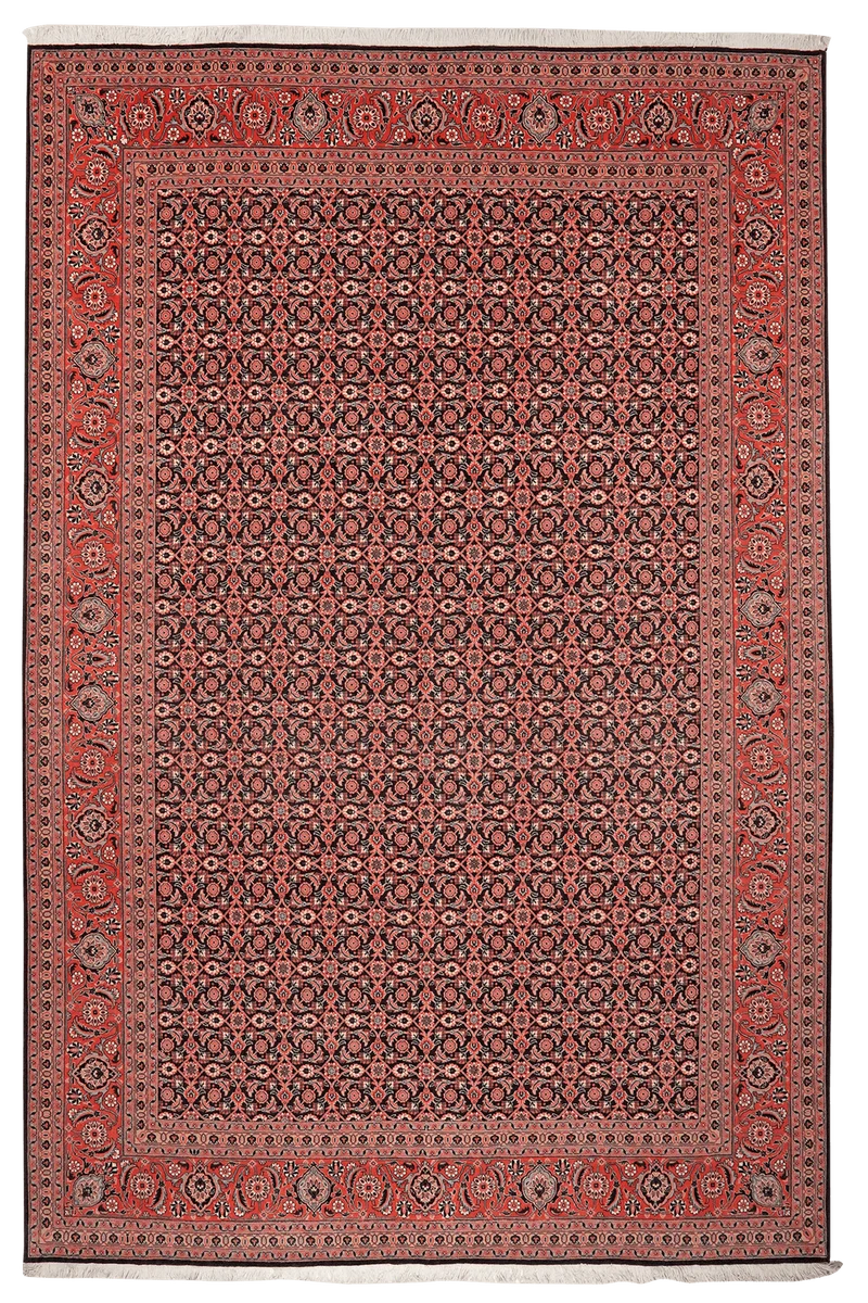 Tabriz 50 Raj · Handgeknüpft – Blau, 302x204 cm