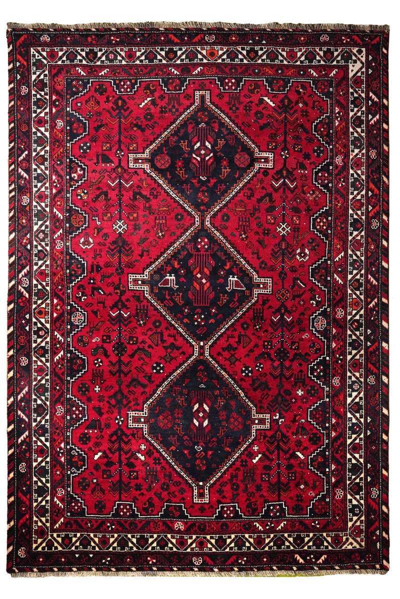 Gashgai · Handgeknüpft – Rot, 299x211 cm
