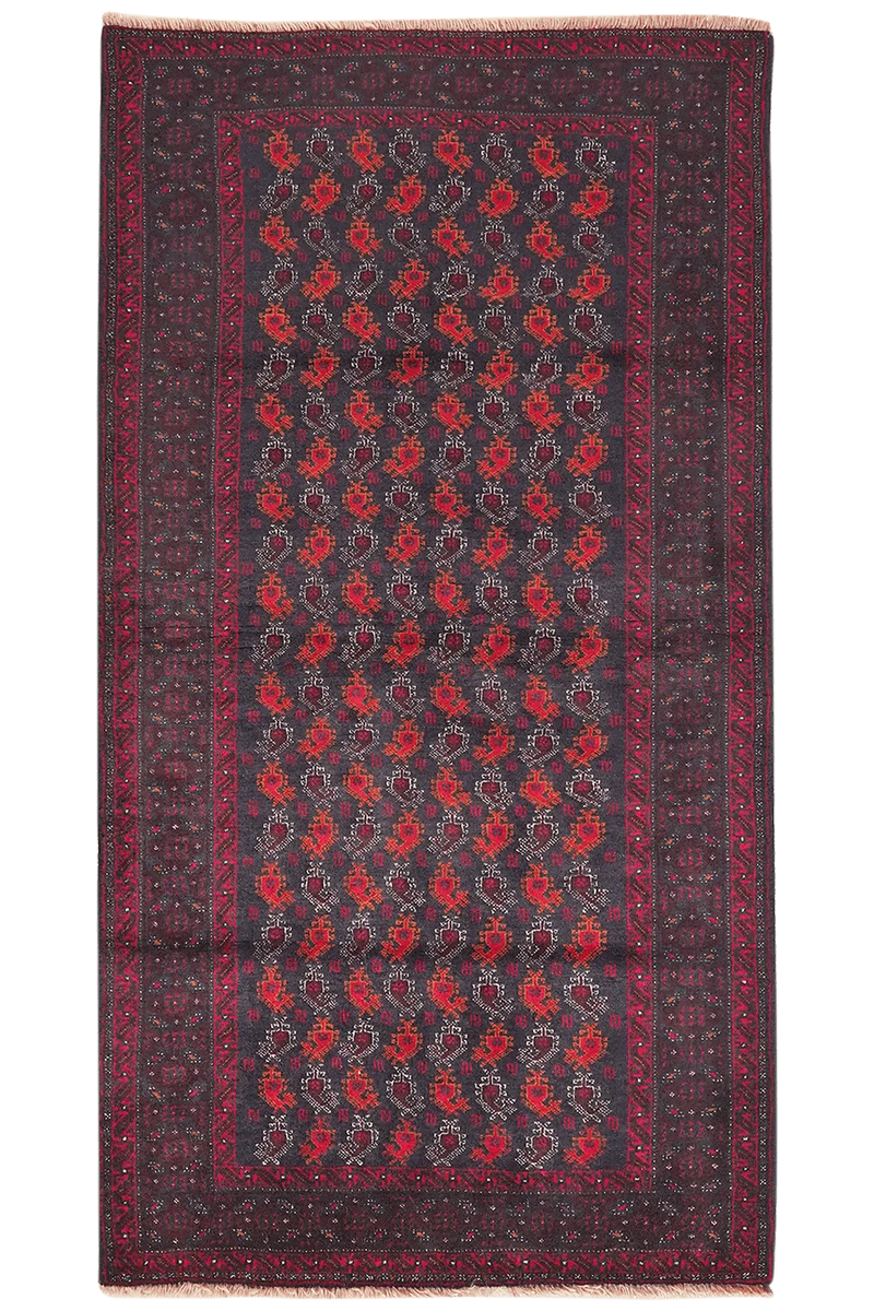 Belutch · Handgeknüpft – Blau, 179x98 cm