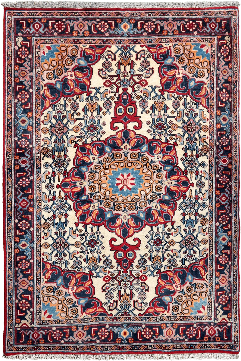 Bidjar Zandjan · Handgeknüpft – Beige, 158x106 cm