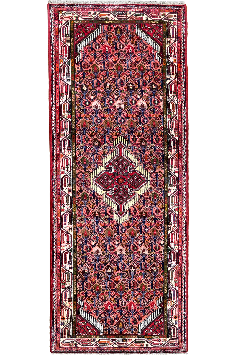Assadabad · Handgeknüpft – Rot, 203x80 cm