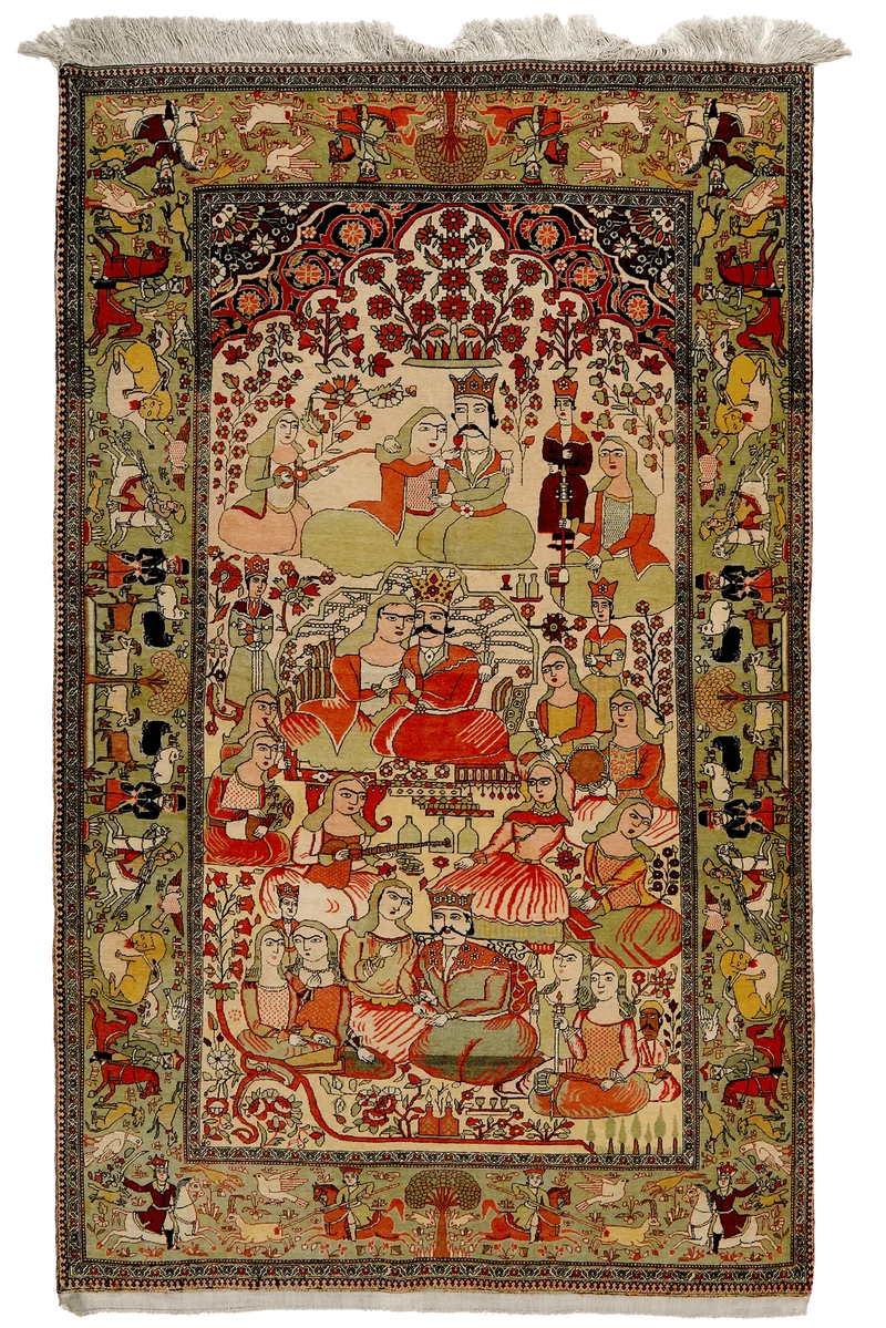 Teheran · Handgeknüpft – Beige, 205x124 cm