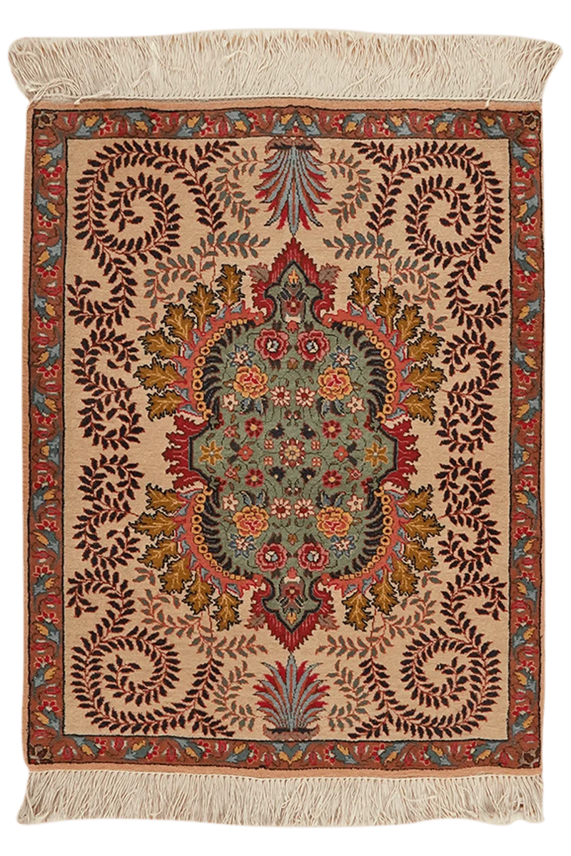 Tabriz Old · Handgeknüpft – Beige, 82x64 cm