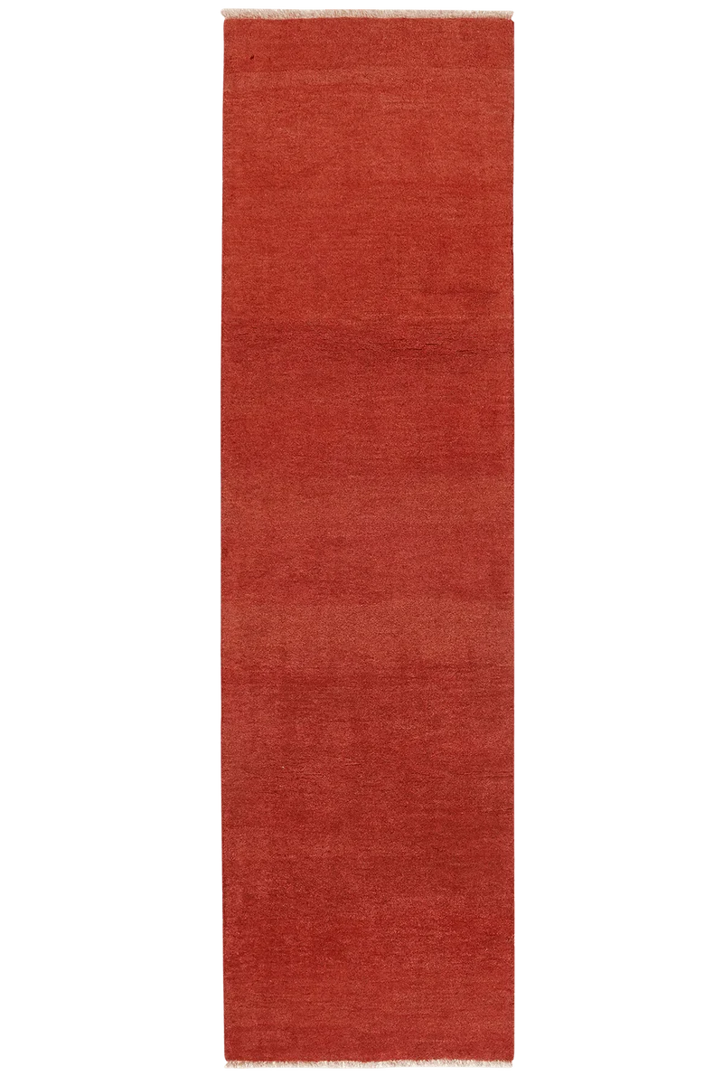 Gabbeh · Handgeknüpft – Rot, 278x80 cm