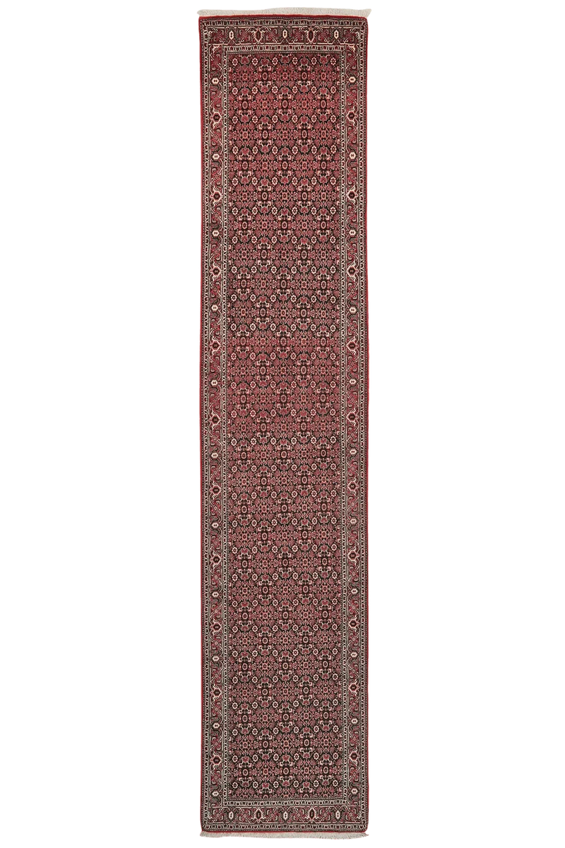 Bidjar · Handgeknüpft – Blau, 392x81 cm