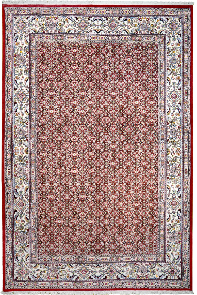 Moud Mahi · Handgeknüpft – Rot, 301x197 cm