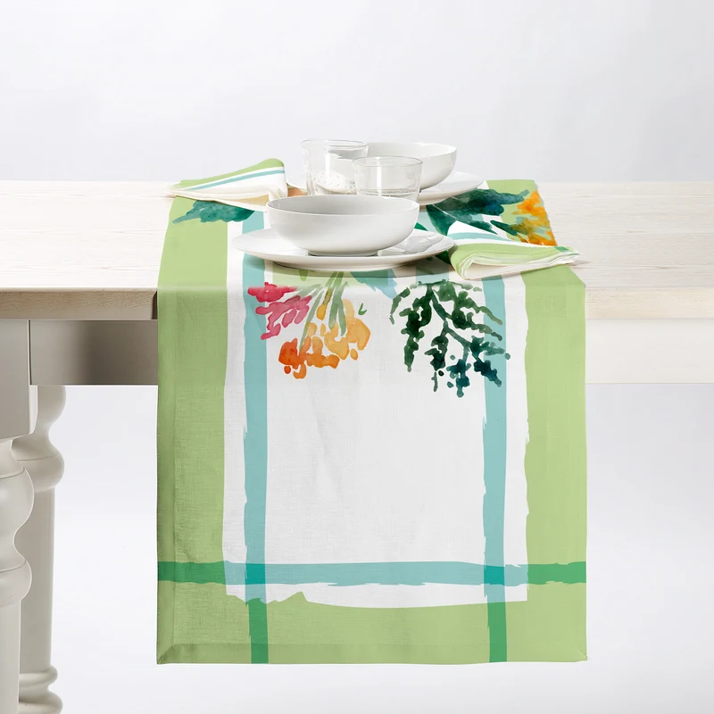 Runner tavola dalia Floreale in Cotone