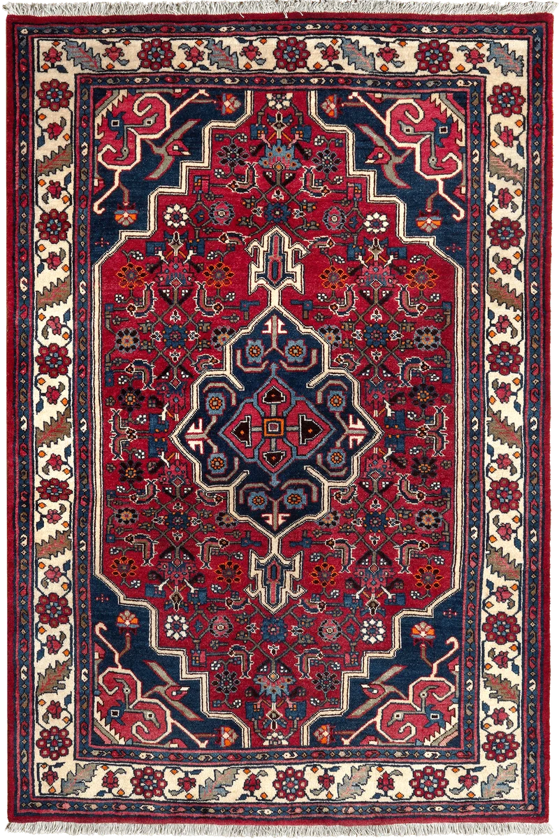 Bidjar Zandjan · Handgeknüpft – Rot, 156x106 cm