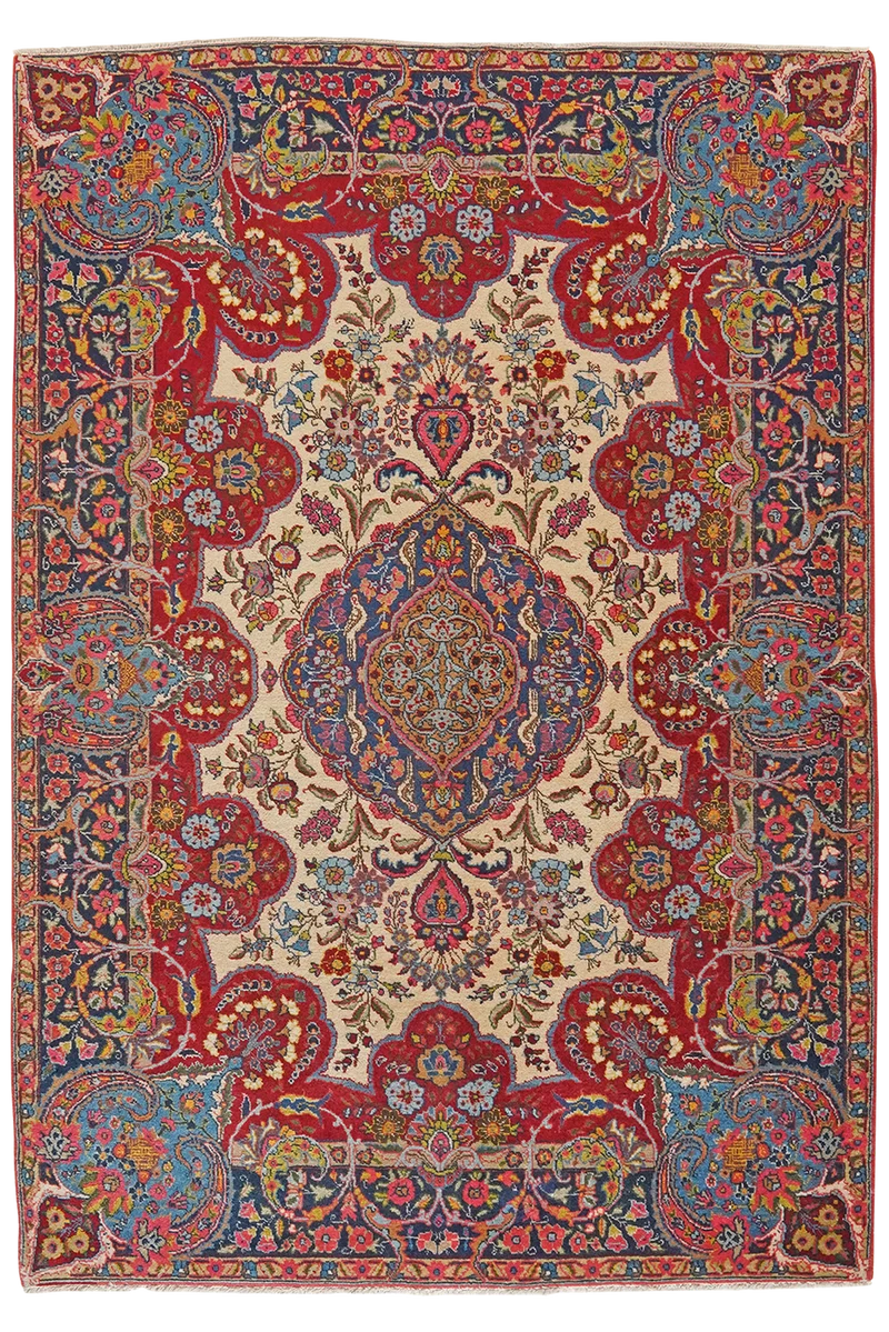 Tabriz Old · Handgeknüpft – Beige, 200x140 cm