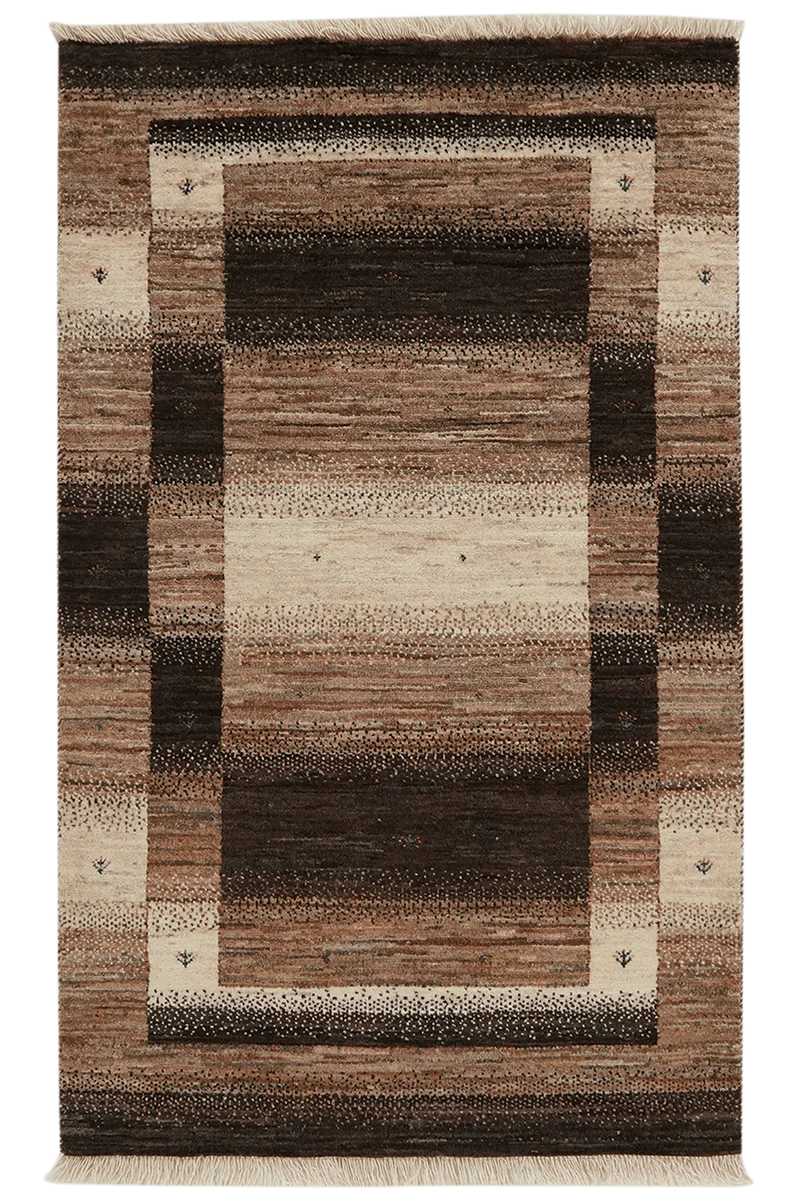 Rizbaf · Handgeknüpft – Braun, 139x84 cm