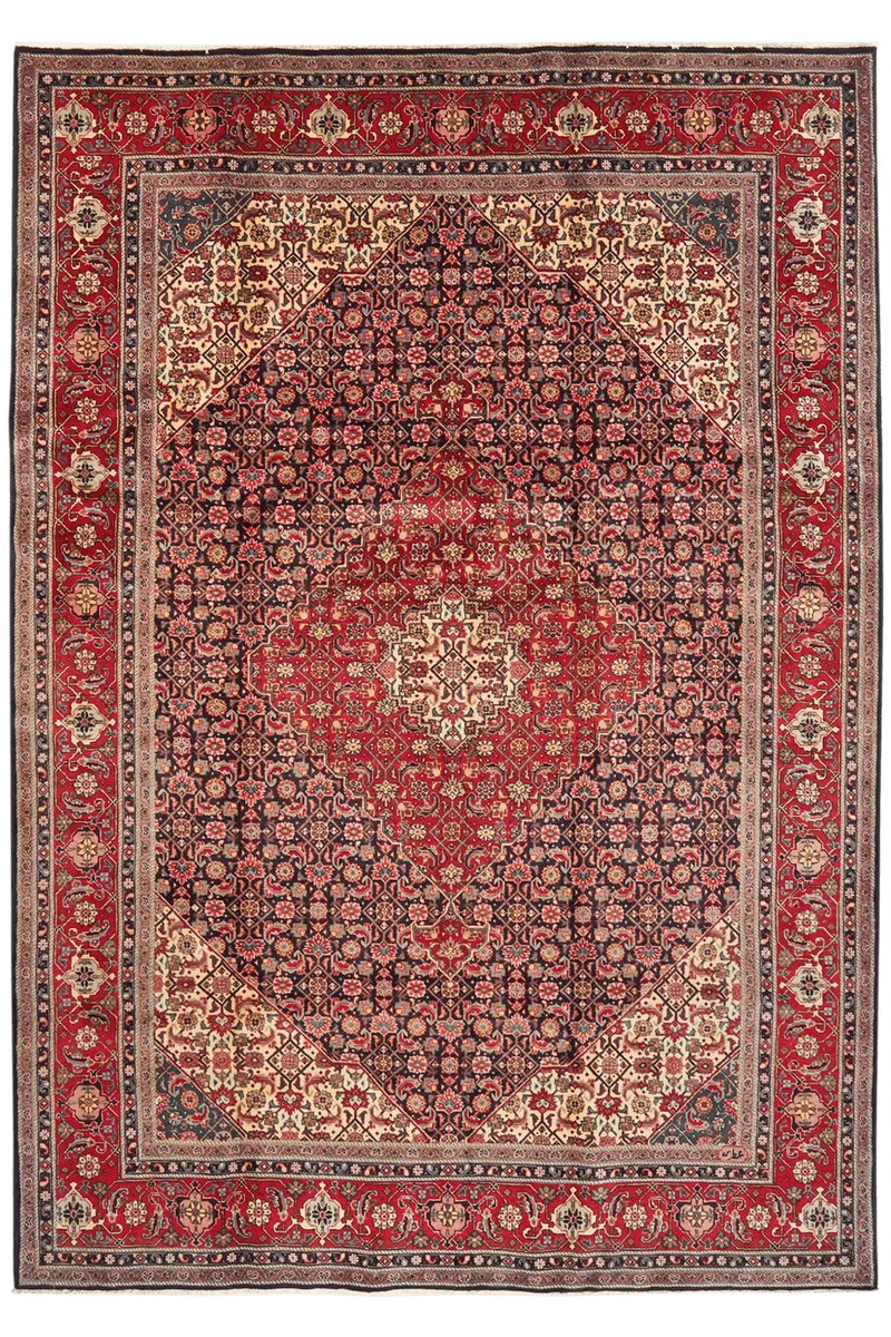 Tabriz Old · Handgeknüpft – Blau, 290x204 cm