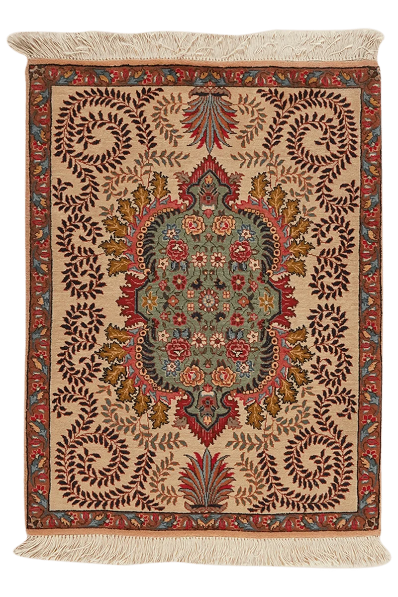 Tabriz Old · Handgeknüpft – Beige, 81x64 cm