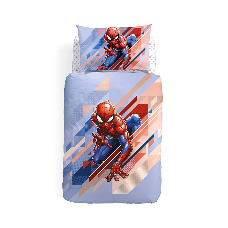 Completo Copripiumino spiderman flash in Cotone