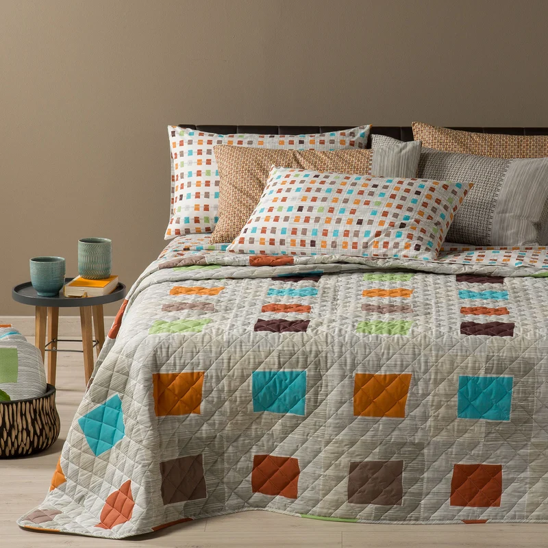 Copriletto Primaverile Cosmopolitan in Cotone 80 gr/mq