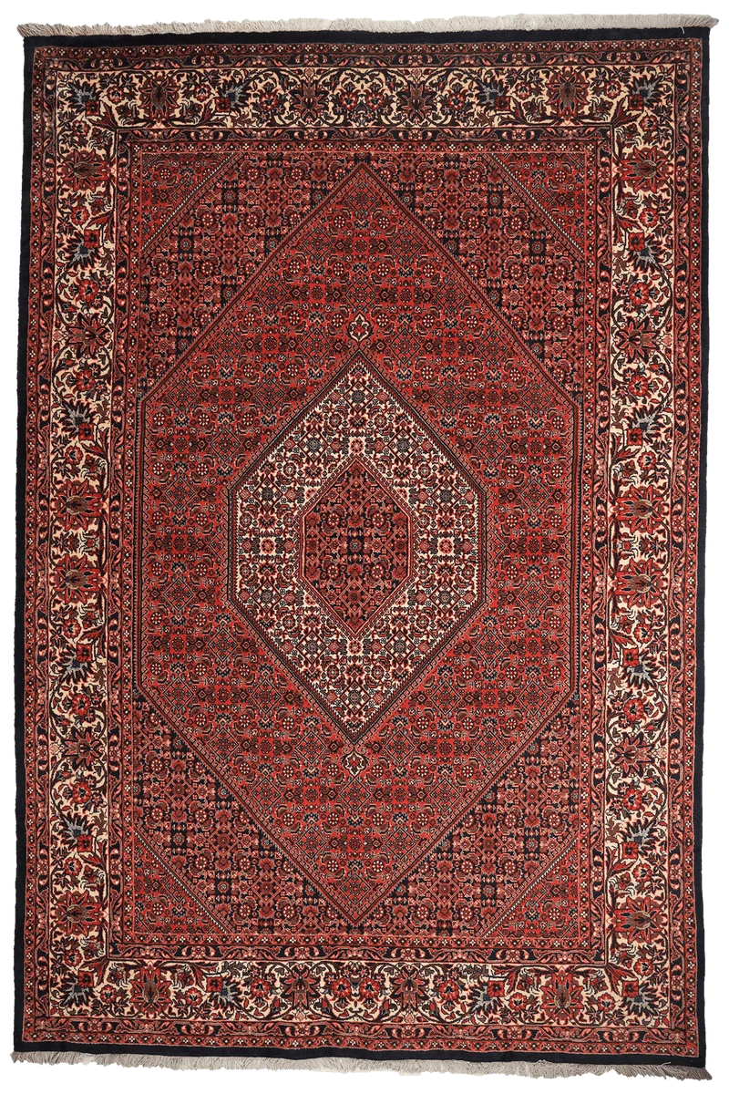 Bidjar Zandjan · Handgeknüpft – Rot, 301x202 cm