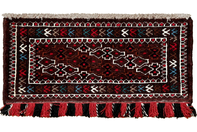 Turkman · Handgeknüpft – Bunt, 30x66 cm
