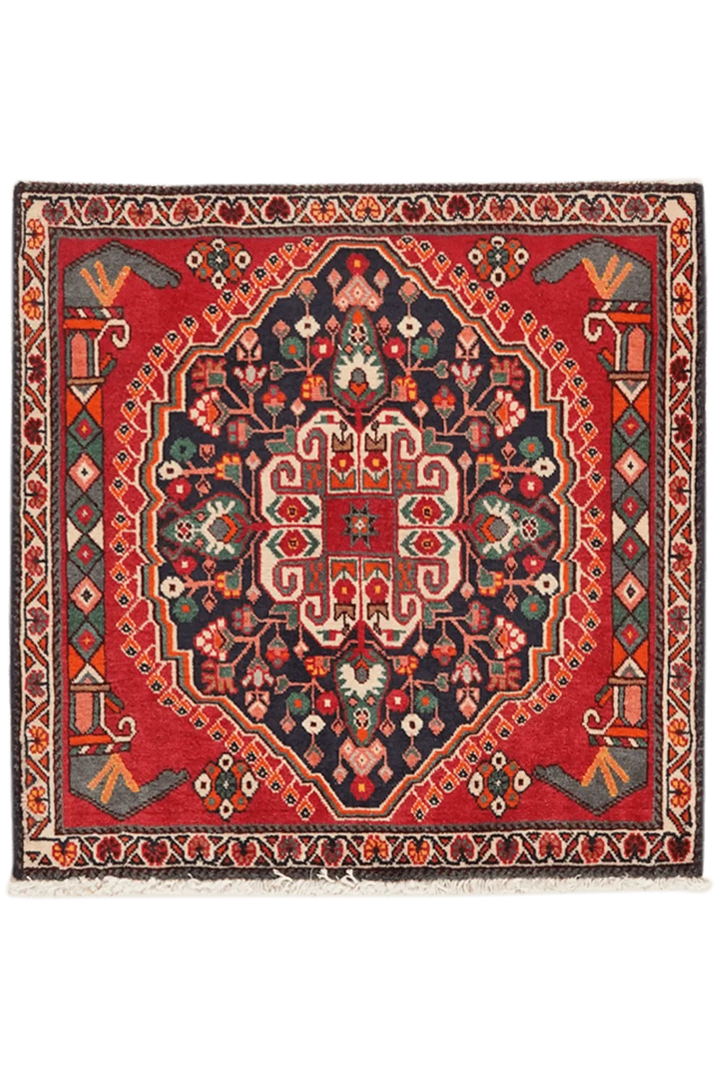 Gashgai · Handgeknüpft – Rot, 63x63 cm