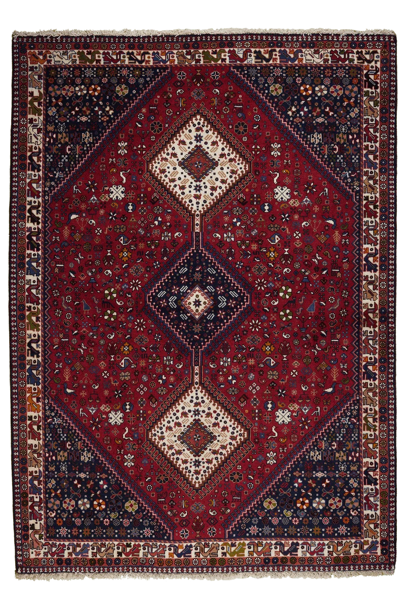 Yalameh · Handgeknüpft – Rot, 217x156 cm