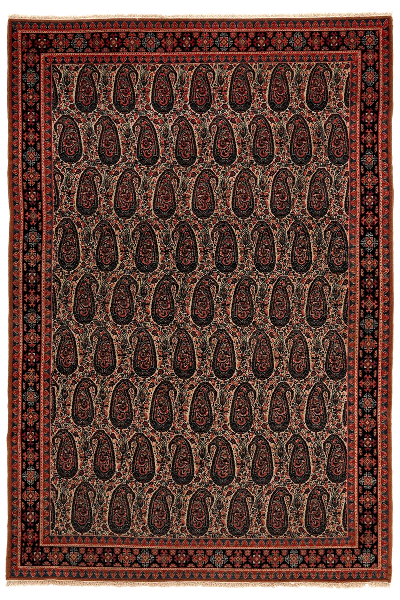 Senneh · Handgeknüpft – Beige, 200x138 cm