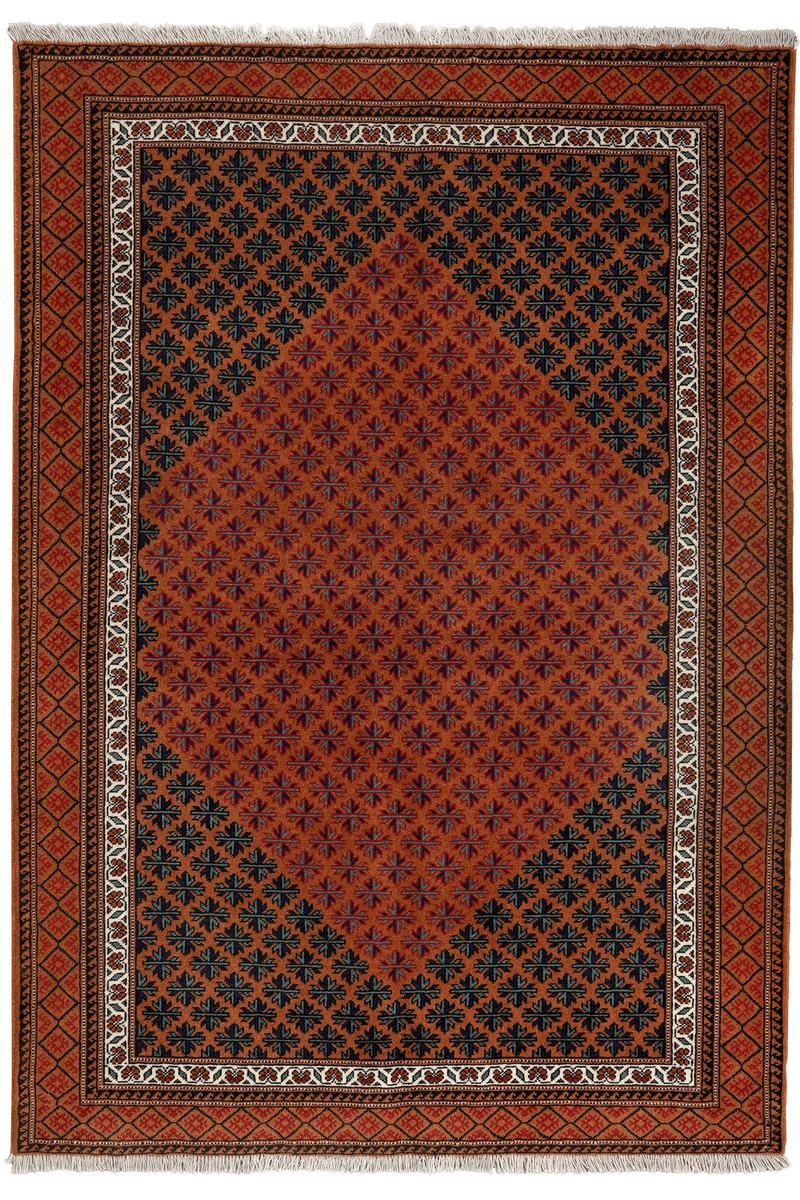 Turkman · Handgeknüpft – Rot, 187x132 cm