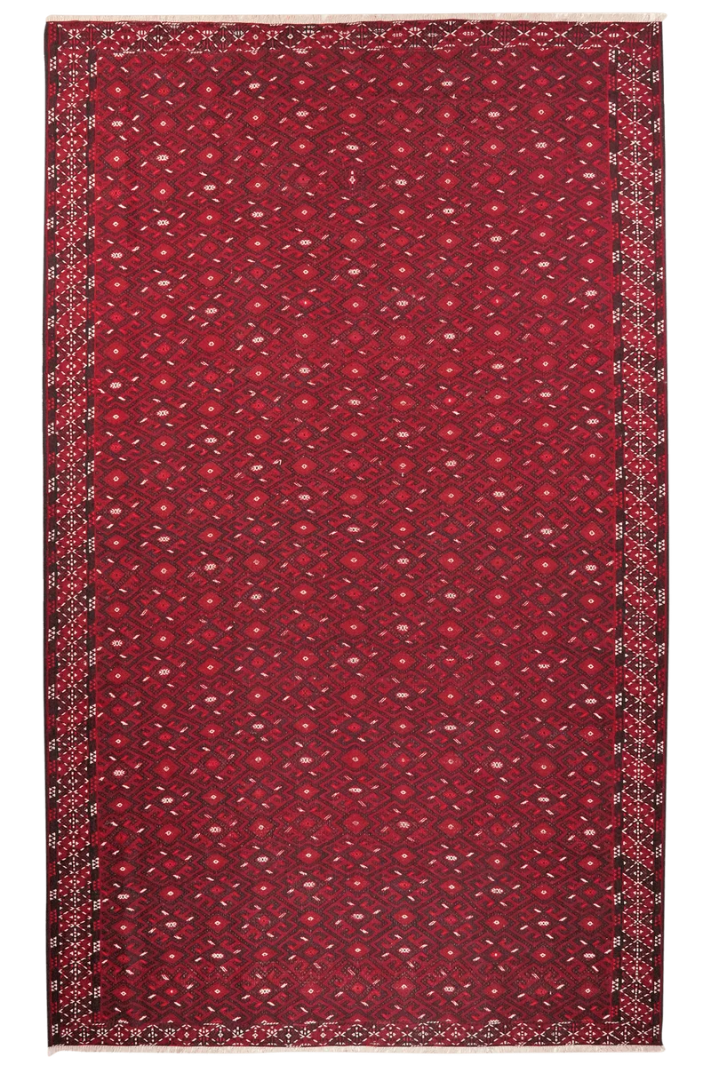 Kelim Turkman · Handgewebt – Bunt, 367x221 cm