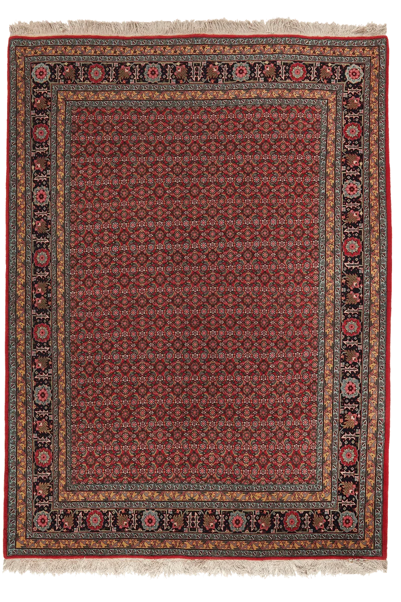 Tabriz Old · Handgeknüpft – Rot, 196x146 cm