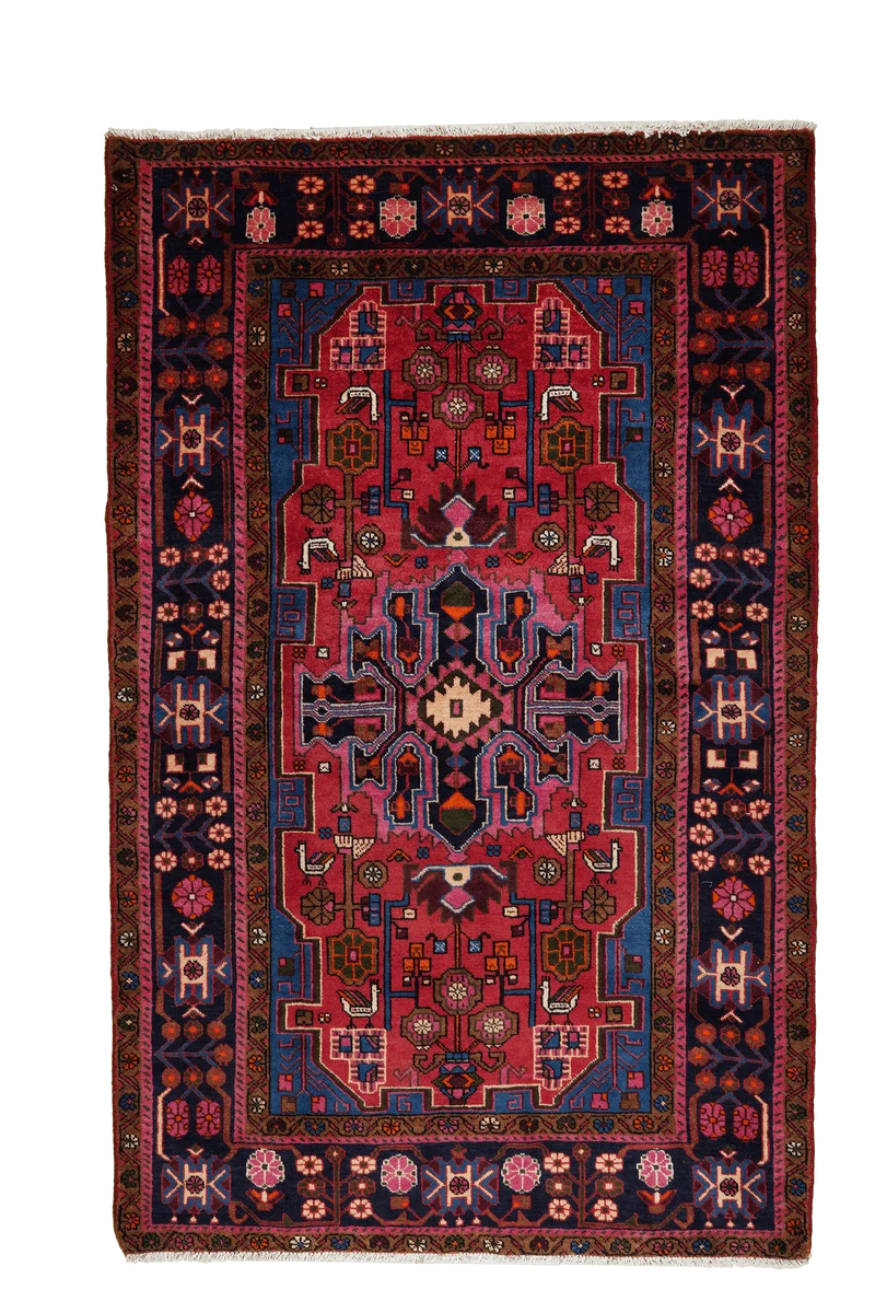 Nahavand · Handgeknüpft – Rot, 237x149 cm