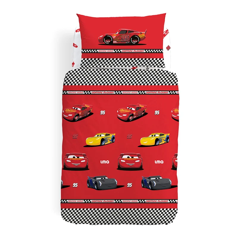 Trapunta cars racing in Cotone 300 gr/mq