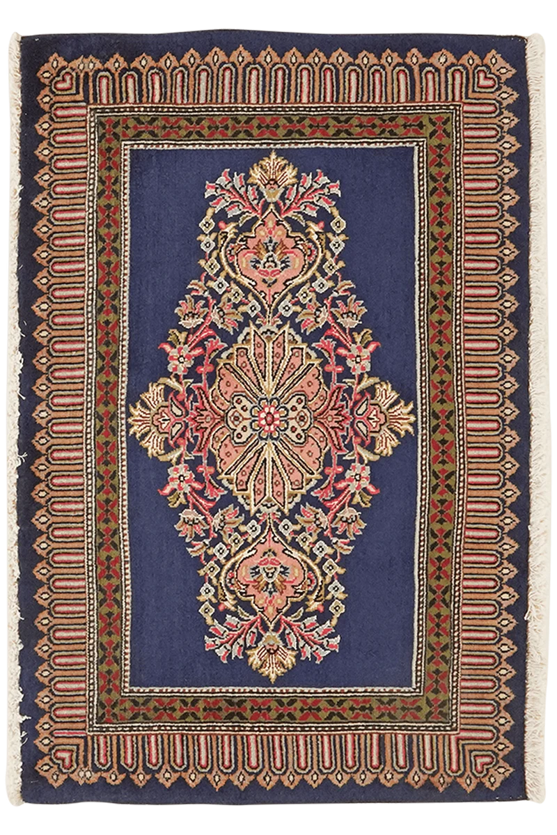 Kashmar · Handgeknüpft – Blau, 61x91 cm