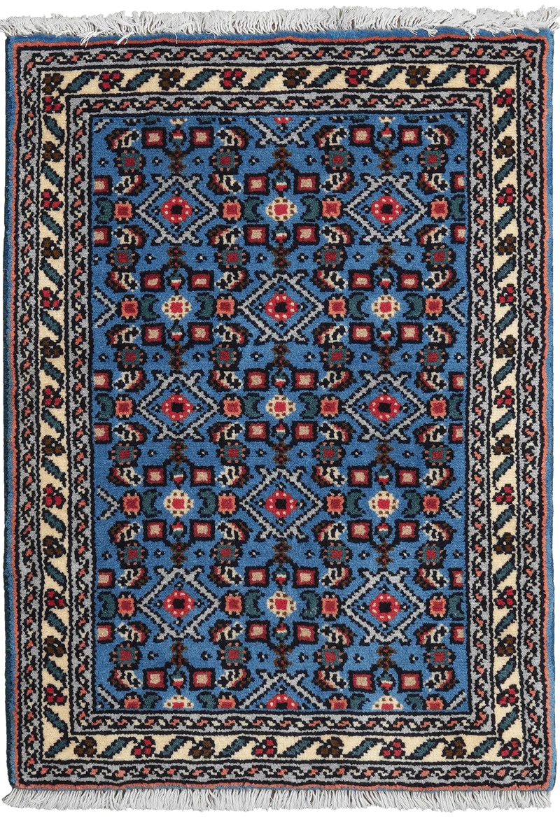 Hamadan · Handgeknüpft – Blau, 88x61 cm