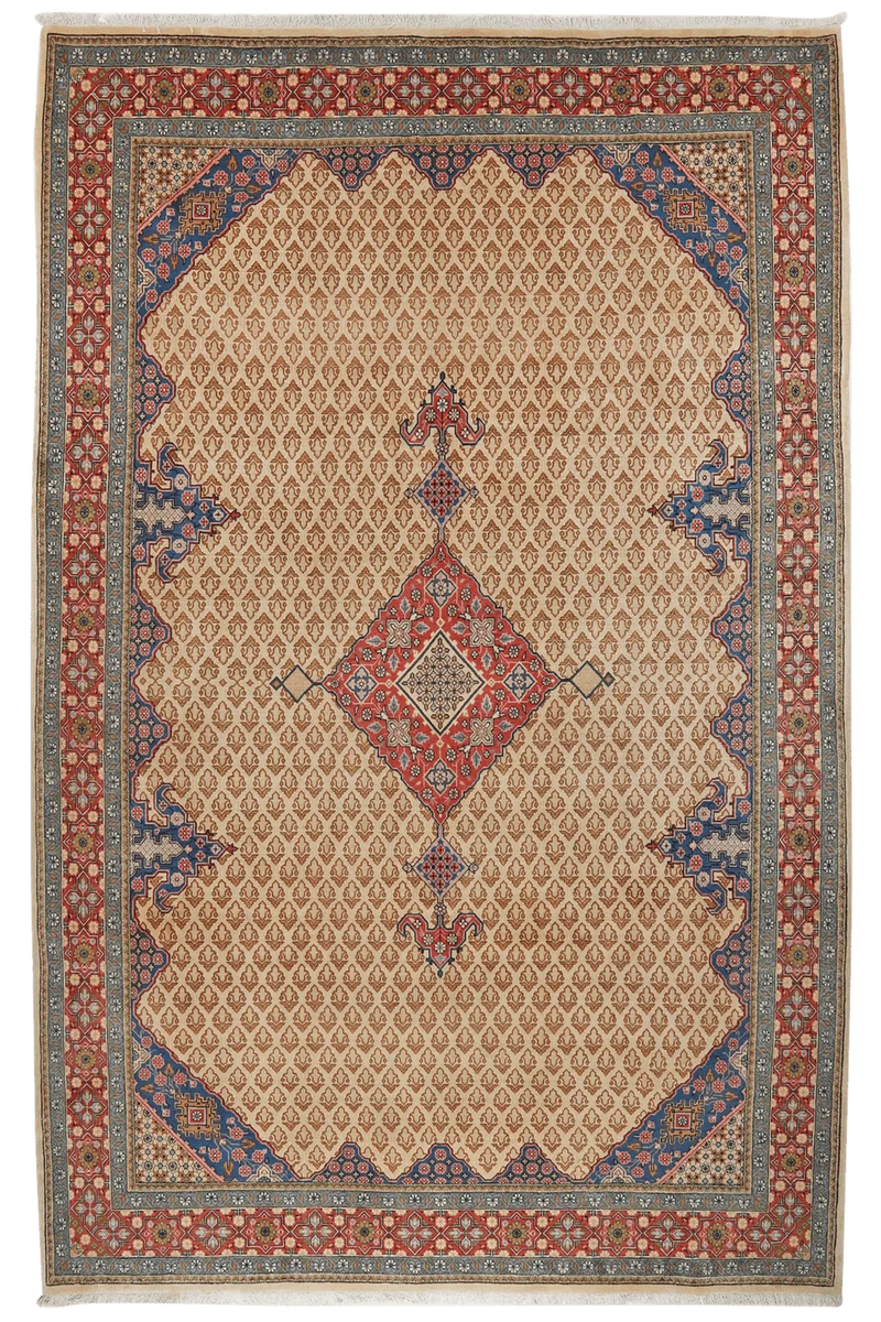 Ekbatan · Handgeknüpft – Beige, 334x213 cm