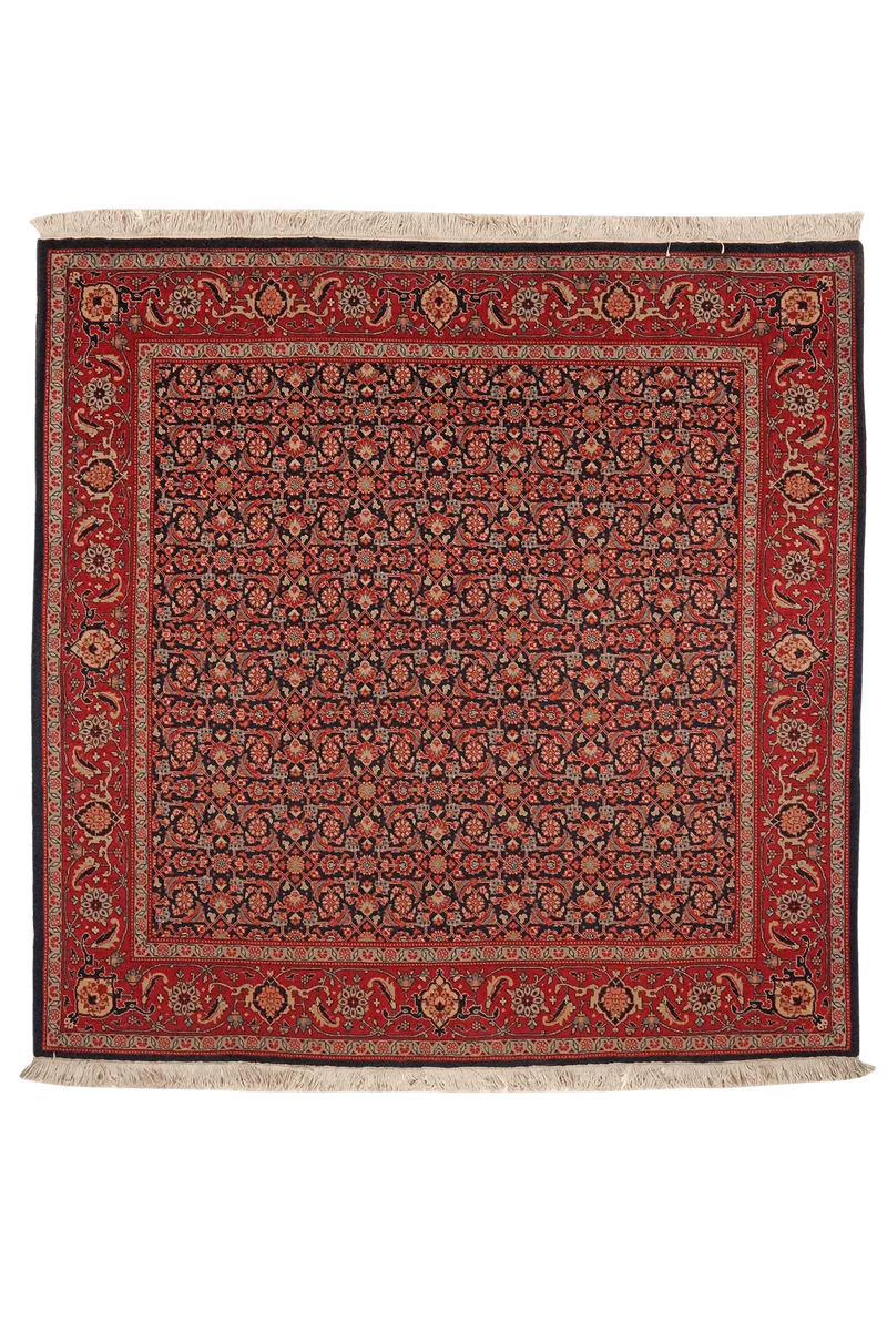 Tabriz 40 Raj · Handgeknüpft – Blau, 200x197 cm
